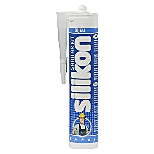 Sanitarni silikon (Bijele boje, 300 ml)