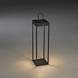 Konstsmide LED-Laterne Ravello (15 x 15 x 50 cm, Schwarz)