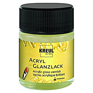 KREUL Künstler-Acryllack Glanzlack (Transparent, 50 ml, Kunstharzbasis)