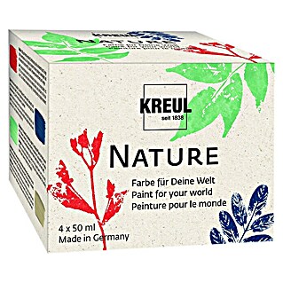 KREUL Flüssigfarben-Set Nature (Farbig sortiert, 50 ml)