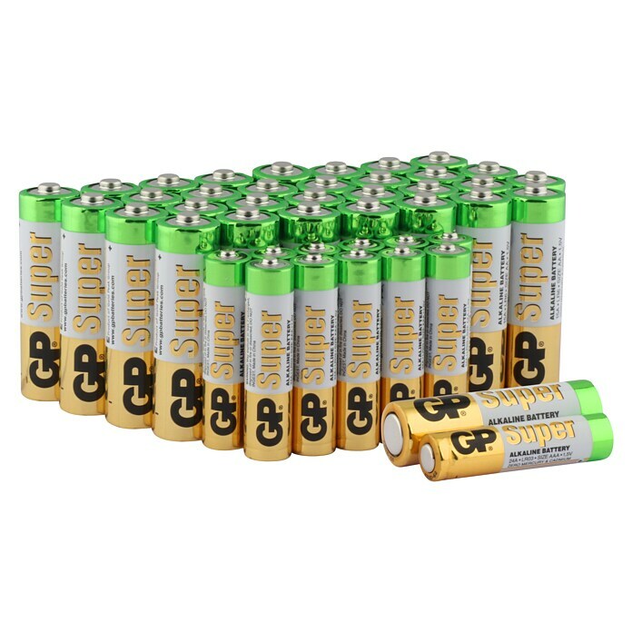 GP Super Batterie AA/AAA Mixpack 44, Alkaline 