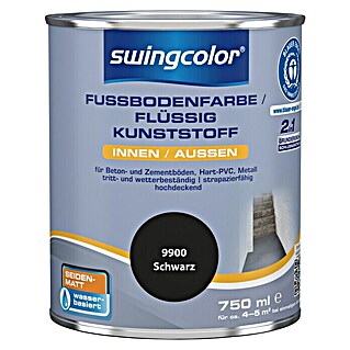 swingcolor 2in1 Flüssigkunststoff (Schwarz, 750 ml, Seidenmatt)