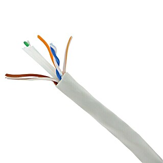 Profi Depot UTP-kabel CAT6 (Lengte: 20 m, Wit)