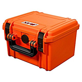 Wasserdichter Koffer MAX235 (L x B x H: 258 x 243 x 168 mm, Kunststoff, Ohne Schaumstoffeinlage, Orange)