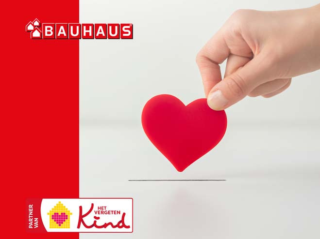 BAUHAUS is partner van Stichting Het Vergeten Kind