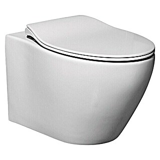 Camargue Zidna WC školjka bez ruba Ivoesjoen (Bijela boja, Bez ruba)