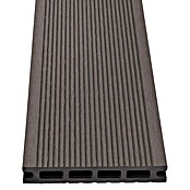 WPC-Terrassendiele Dark Grey (Dunkelgrau, 200 x 13,5 x 2,1 cm)