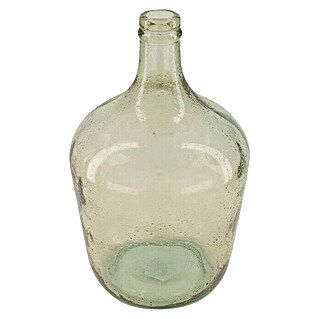 Vase Recyceltes Glas (Ø x H: 18 x 30 cm, Glas, Beige)