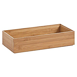 Zeller Aufbewahrungsbox (L x B x H: 30 x 15 x 7 cm, Bambus, Braun)