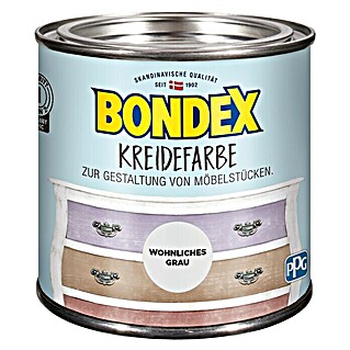 Bondex Kreidefarbe (Wohnliches Grau, 500 ml)