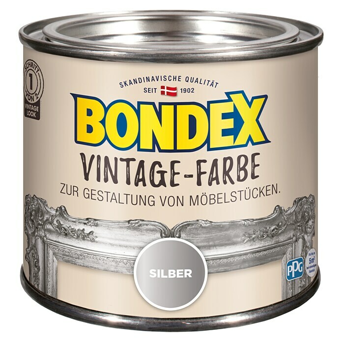 Bondex Vintage Farbe (Silber, 375 ml)