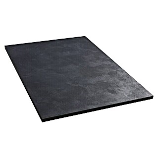 Tischplatte (Midnight Stucco, 120 cm x 80 cm x 25 mm)