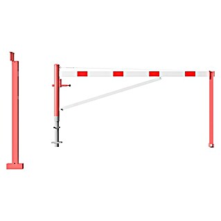 Schake Drehschranke (Mit Seilzugverstärkung & Diagonalverstrebung, Art Schloss: Vorhängeschloss, Länge: 3.000 mm)