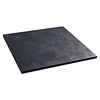 Tischplatte (Midnight Stucco, 80 cm x 80 cm x 25 mm)