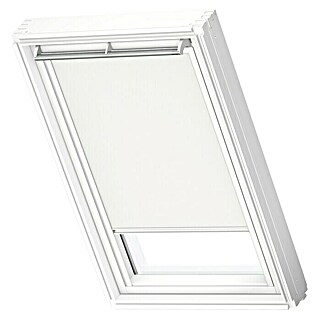 Velux Dachfensterrollo DKL SK06 1025SWL (Farbe: Weiß - 1025SWL, Farbe Schiene: Weiß, Manuell)