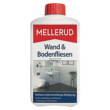 Mellerud Reinigungsmittel Wand & Bodenfliesen Reiniger (1 l, Flasche mit kindergesichertem Verschluss)