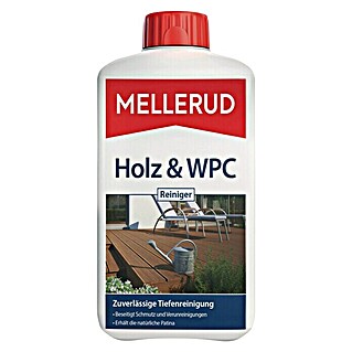 Mellerud Reinigungsmittel Holz & WPC Reiniger (1 l, Flasche mit kindergesichertem Verschluss)