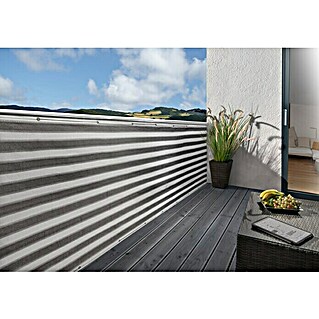 Balkon Sichtschutz Balkonbespannung Wasserdicht Winddicht UV-Schutz Weiß 