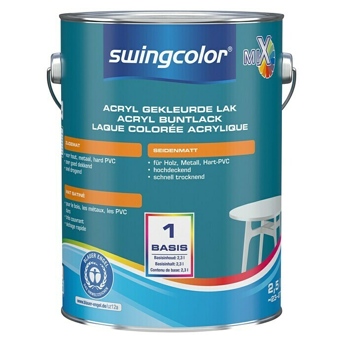 swingcolor Mix Kleurlak Acryl 2in1 