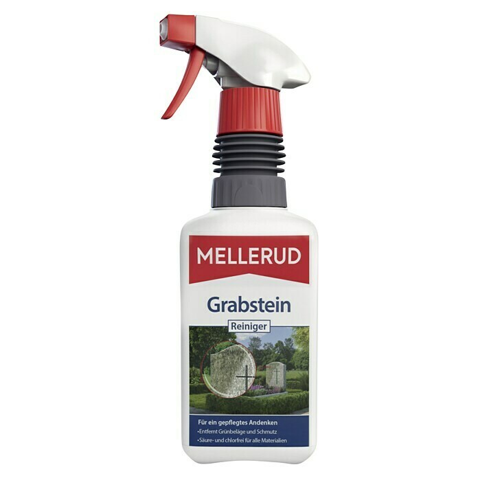 Mellerud Grabstein-Reiniger (500 ml, Flasche mit Sprühpistole)