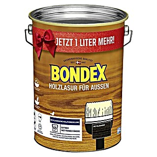 Bondex Holzlasur für Außen (Rio-Palisander, Seidenmatt, 5 l, Lösemittelbasiert)