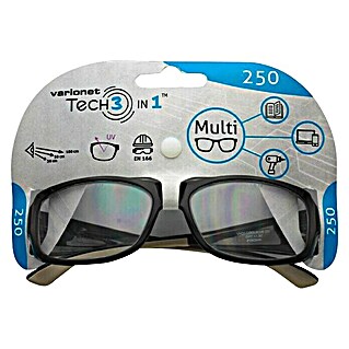 Varionet Zaštitne naočale s dioptrijom 250 (Crno-sive boje)