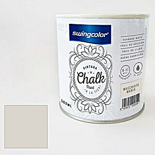 swingcolor Pintura de tiza Chalk Paint (Macchiato Maria, 500 ml, Mate)