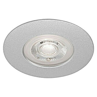 Briloner Foco LED empotrable Kulana (5 W, Ø x Al: 9 x 2,5 cm, Cromo, Blanco cálido)