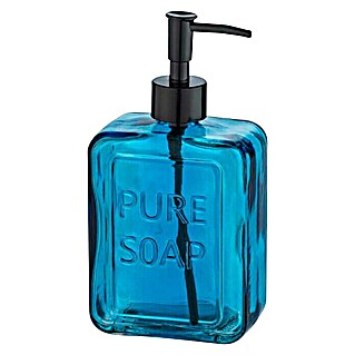 Wenko Seifenspender Pure Soap (Glas, Blau)