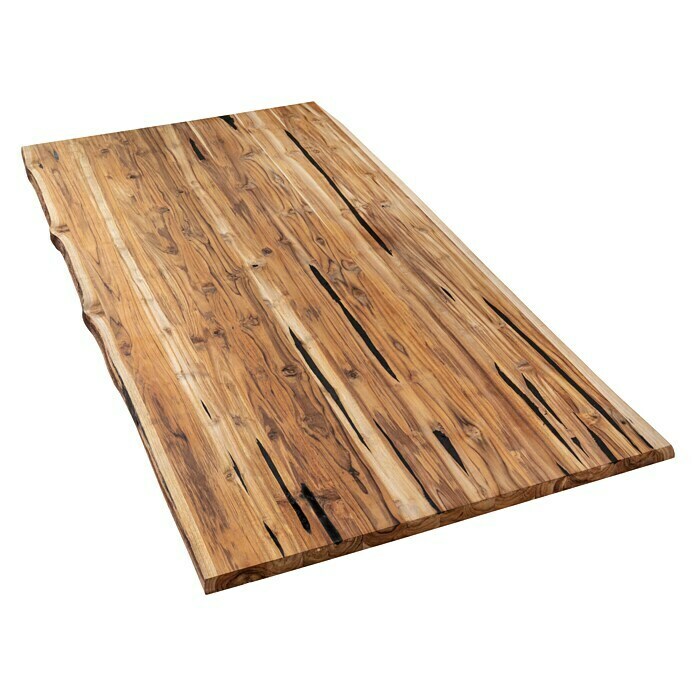 Tischplatte mit Waldkante 