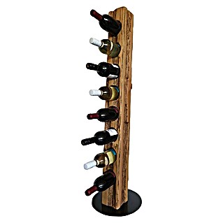Wood & Wishes Weinregal Premium (Höhe: 113 cm, Anzahl Flaschen: 8 Stk., Nussbaum)