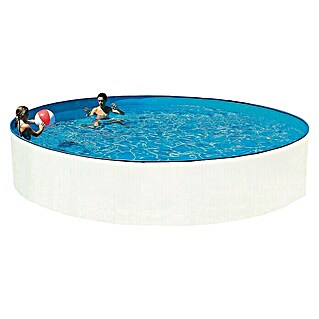 Piscina circular Splasher (Ø x Al: 360 x 110 cm, Blanco)