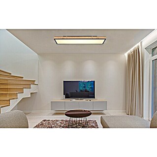 Globo Doro LED-Panel (36 W, L x B x H: 120 x 30 x 7,5 cm, Holzoptik, Kaltweiß)