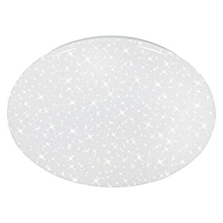 Briloner Plafón LED Stelo (18 W, Ø x Al: 38,5 x 10 cm, Blanco con estrellas, Blanco neutro)