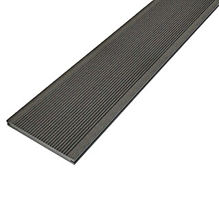 WPC-Terrassendiele (Grau, 300 x 19 x 1,6 cm)