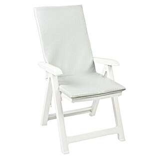 Cojín para sillón de posiciones (120 x 45 x 3,5 cm, Gris, 70% loneta de algodón y 30% poliéster)