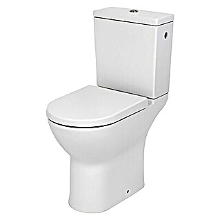 Plieger Staand toilet-combinatie Plus (Met spoelrand, Wit)