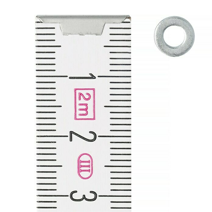Profi Depot Unterlegscheibe (Innendurchmesser: 3,2 mm, Außendurchmesser: 7 mm, 100 Stk.)