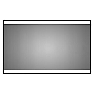 DSK LED-Lichtspiegel Black Star (120 x 70 cm, Kippschalter)