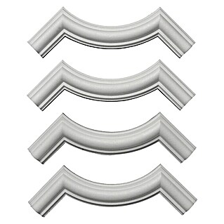 Decosa Moldura decorativa Arco (L x An x Al: 12 x 4 x 9 cm, Poliestireno expandido, 4 unidades)