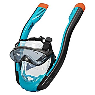 Bestway Máscara de Snorkel SeaClear (L/XL, Silicona, Azul/Negro)