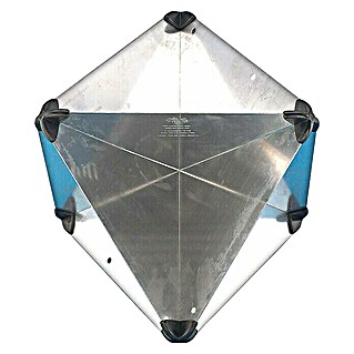 Reflector de radar (An x Al: 30 x 30 cm, Aluminio, Apto para: Embarcaciones, Cromo)