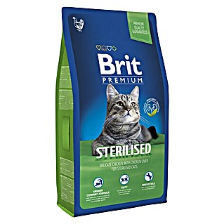 Brit Premium Pienso seco para gatos Sterilised (1,5 kg, Piensos completos)