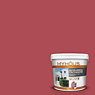 Pintura para fachadas Myhaus (Rojo inglés, 4 l, Mate)