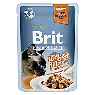 Brit Premium Comida húmeda para gatos (85 g, Pavo)