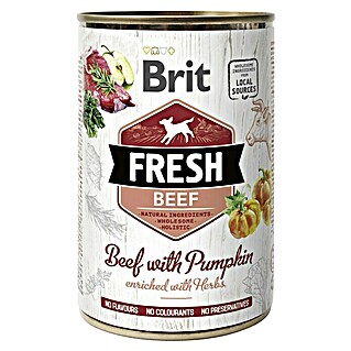 Brit Fresh Comida húmeda para perros (400 g, Carne de vaca con calabaza)