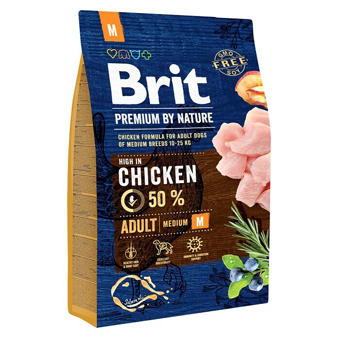 Brit Premium Pienso seco para perros Nature Adult M 