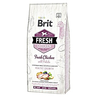 Brit Fresh Pienso seco para perros (12 kg, Pollo y patata)