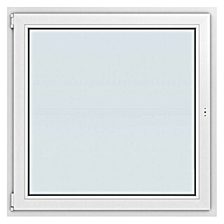 Solid Elements Kunststofffenster Basic (B x H: 120 x 120 cm, DIN Anschlag: Links, Weiß)