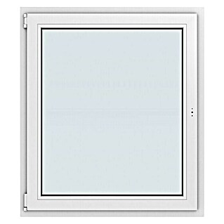 Solid Elements Kunststofffenster Basic (B x H: 105 x 120 cm, DIN Anschlag: Links, Weiß)